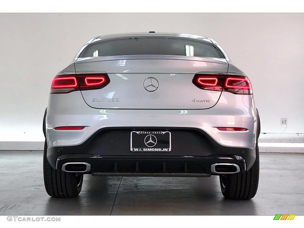 2021 GLC 300 4Matic Coupe - Cirrus Silver Metallic / Black photo #3