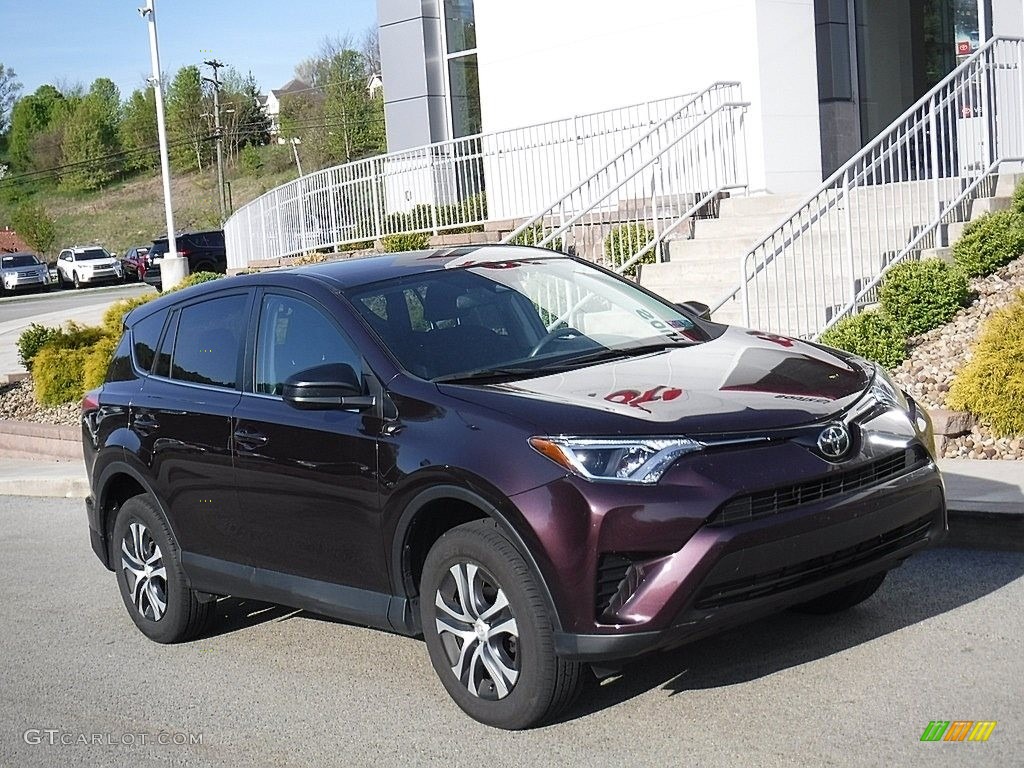 2018 RAV4 LE AWD - Black / Black photo #1