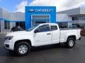 Summit White 2019 Chevrolet Colorado WT Extended Cab 4x4 Exterior