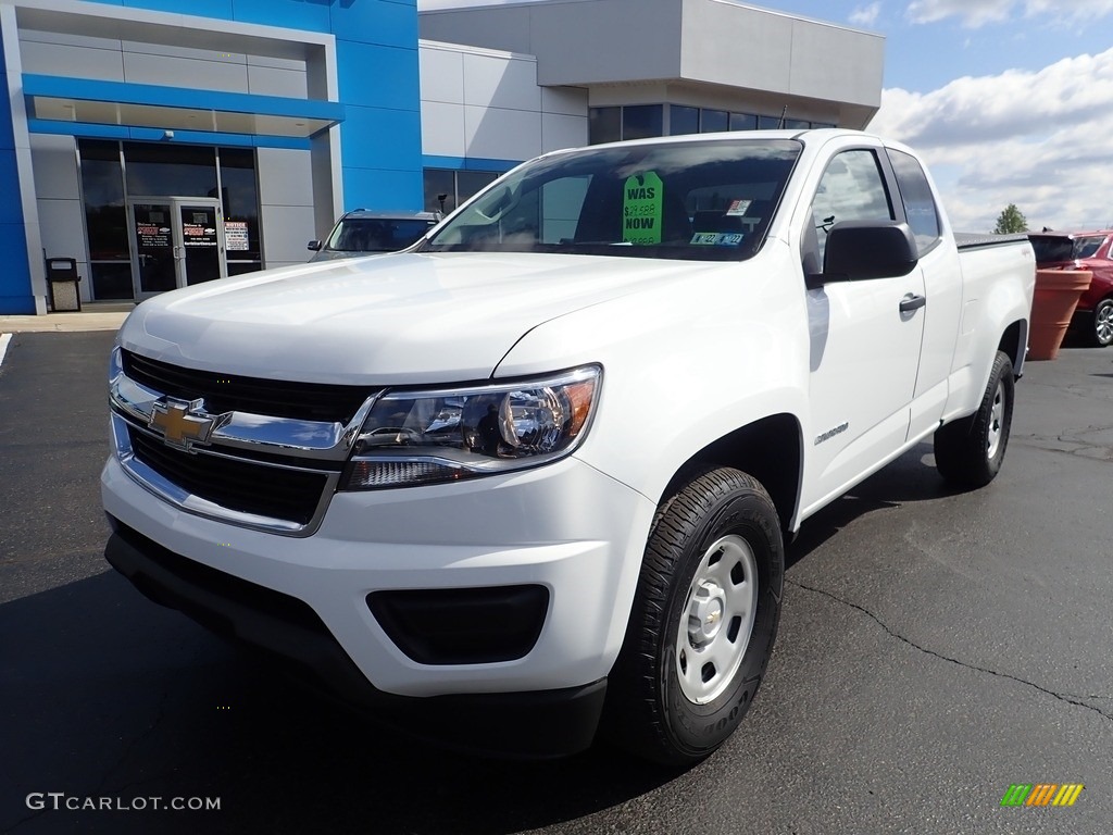 Summit White 2019 Chevrolet Colorado WT Extended Cab 4x4 Exterior Photo #141811048