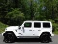 2021 Bright White Jeep Wrangler Unlimited High Altitude 4xe Hybrid  photo #1