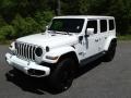 2021 Bright White Jeep Wrangler Unlimited High Altitude 4xe Hybrid  photo #2