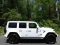 2021 Bright White Jeep Wrangler Unlimited High Altitude 4xe Hybrid  photo #7