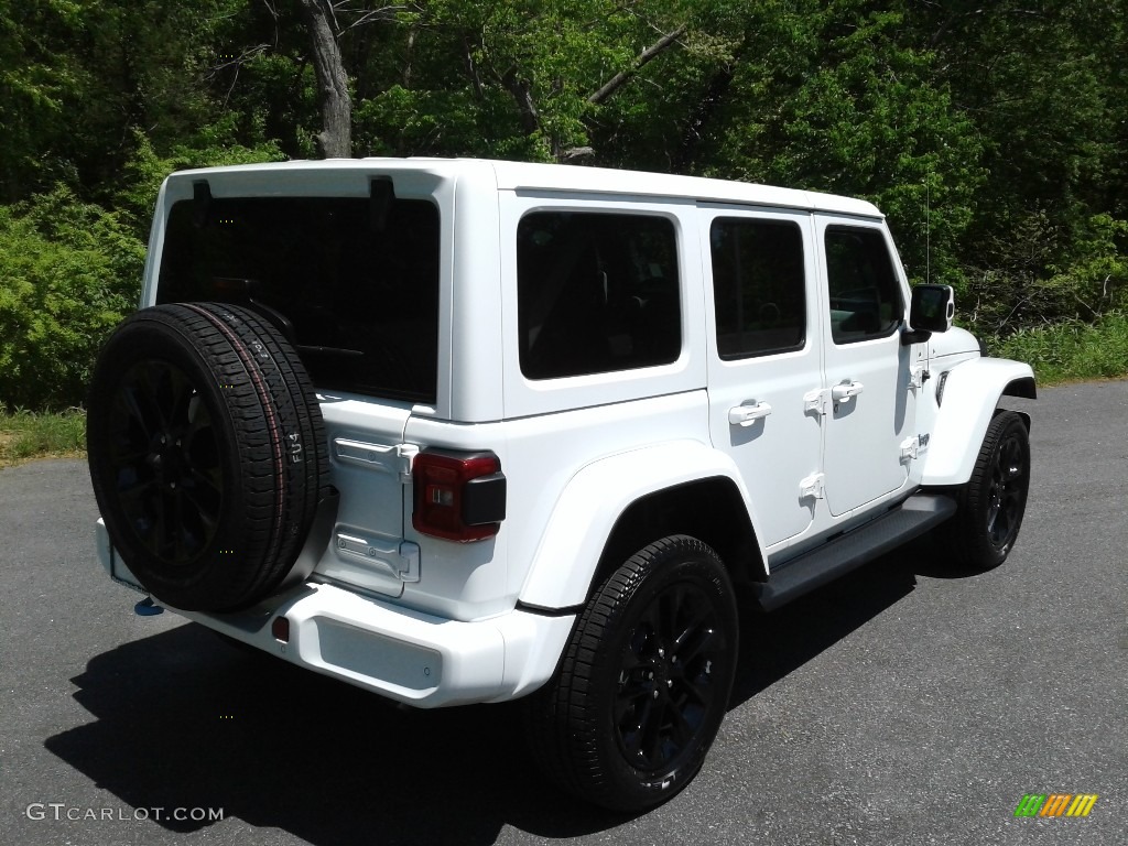 2021 Wrangler Unlimited High Altitude 4xe Hybrid - Bright White / Steel Gray/Black photo #8