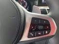2021 BMW 5 Series Black Interior Steering Wheel Photo