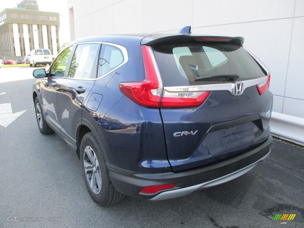 2018 CR-V LX AWD - Obsidian Blue Pearl / Gray photo #3