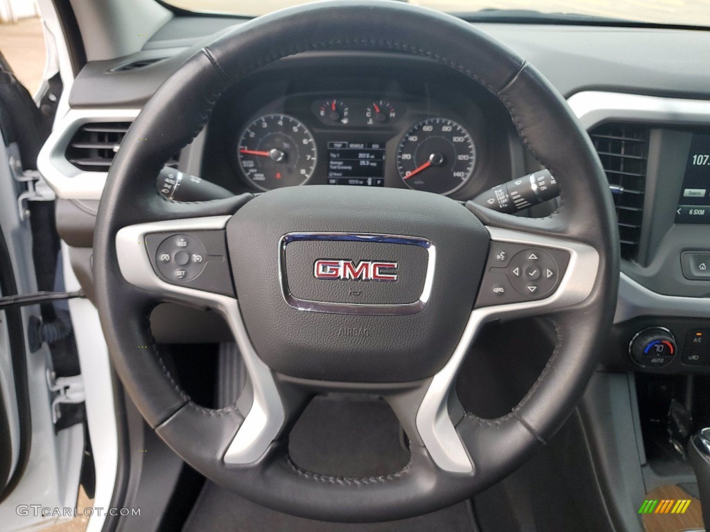 2018 GMC Acadia SLE Jet Black Steering Wheel Photo #141814447