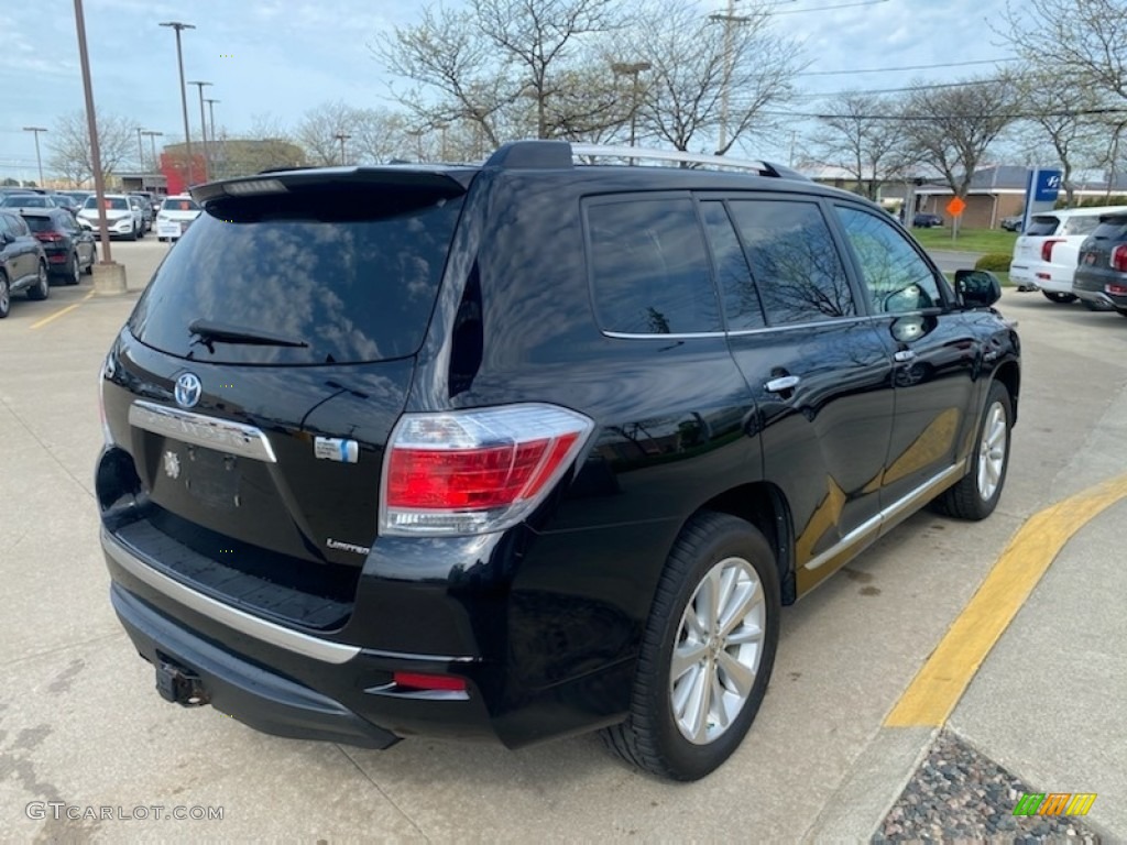 2011 Highlander Hybrid Limited 4WD - Black / Ash photo #2
