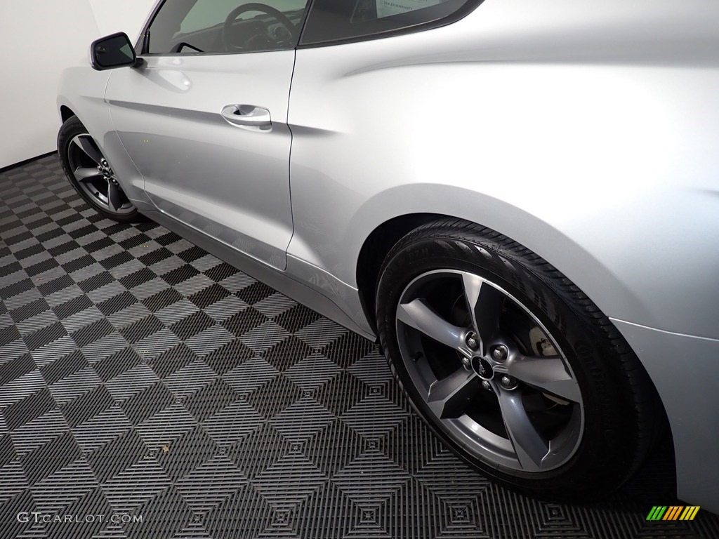 2015 Mustang V6 Coupe - Ingot Silver Metallic / Ebony photo #10