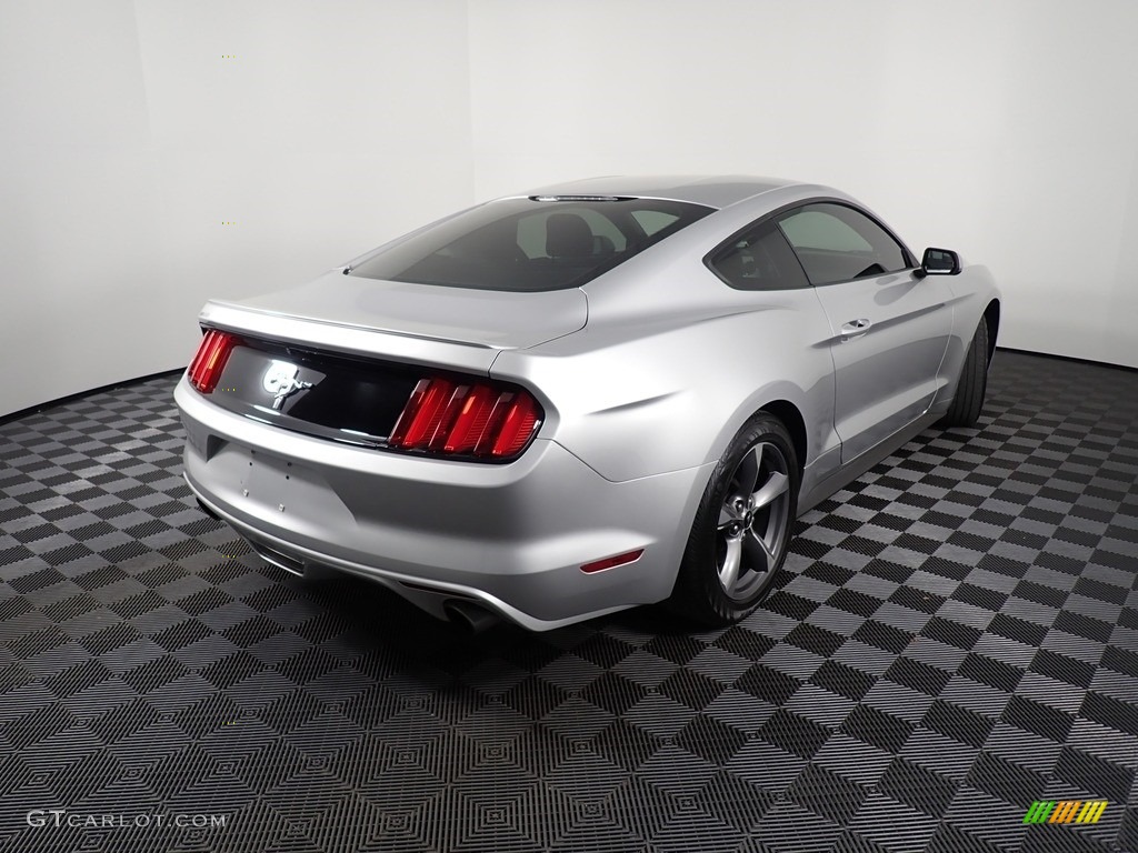 2015 Mustang V6 Coupe - Ingot Silver Metallic / Ebony photo #15