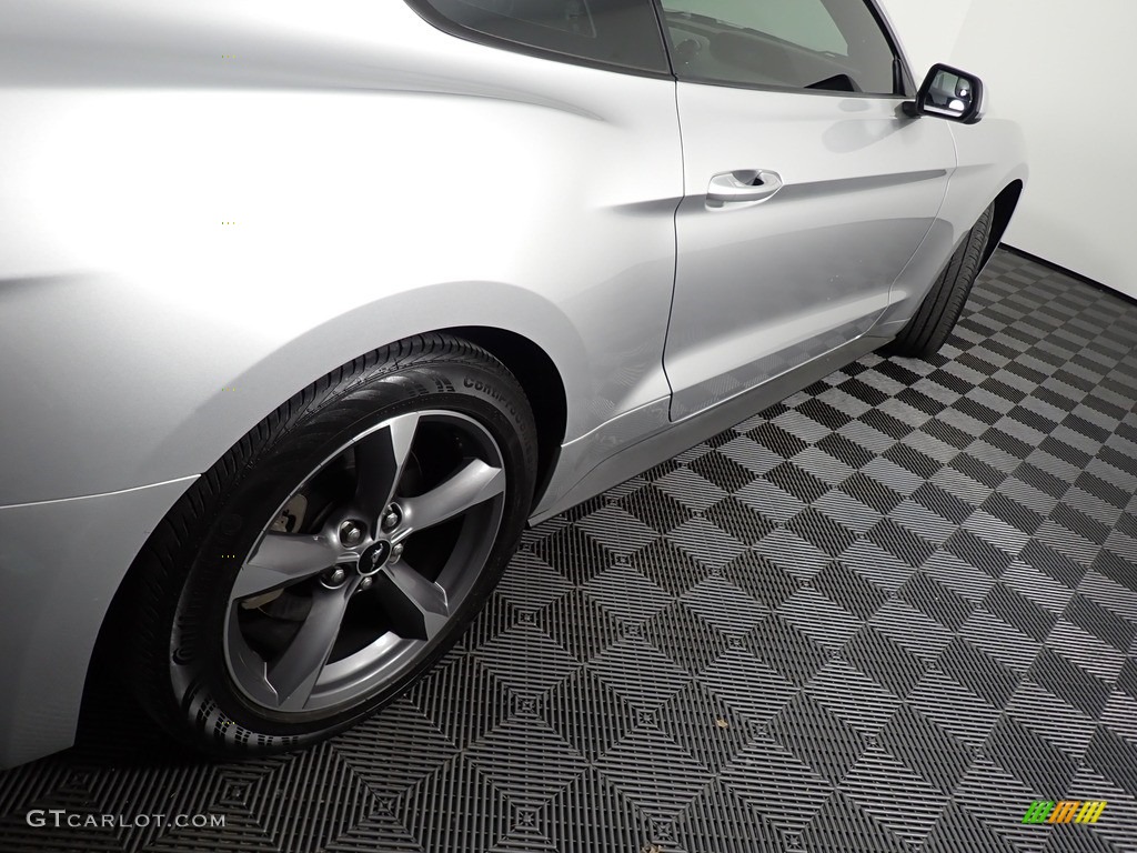 2015 Mustang V6 Coupe - Ingot Silver Metallic / Ebony photo #16