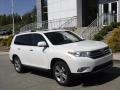 Blizzard White Pearl 2013 Toyota Highlander Limited 4WD