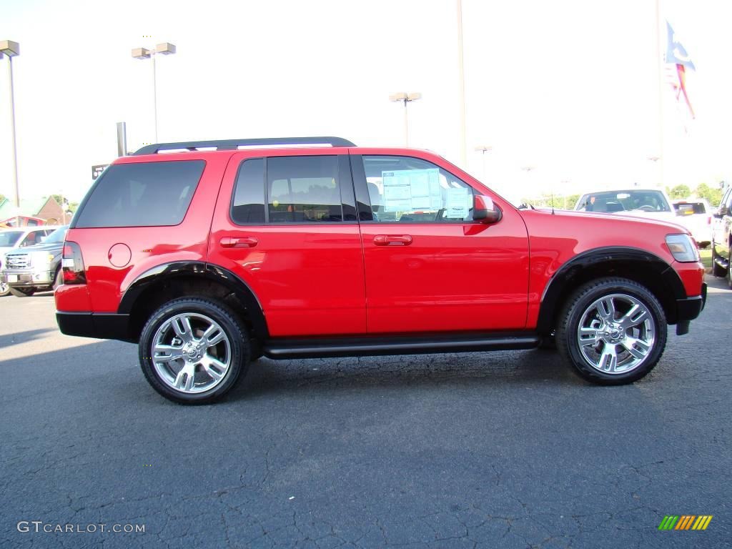 2010 Explorer XLT - Torch Red / Black photo #2