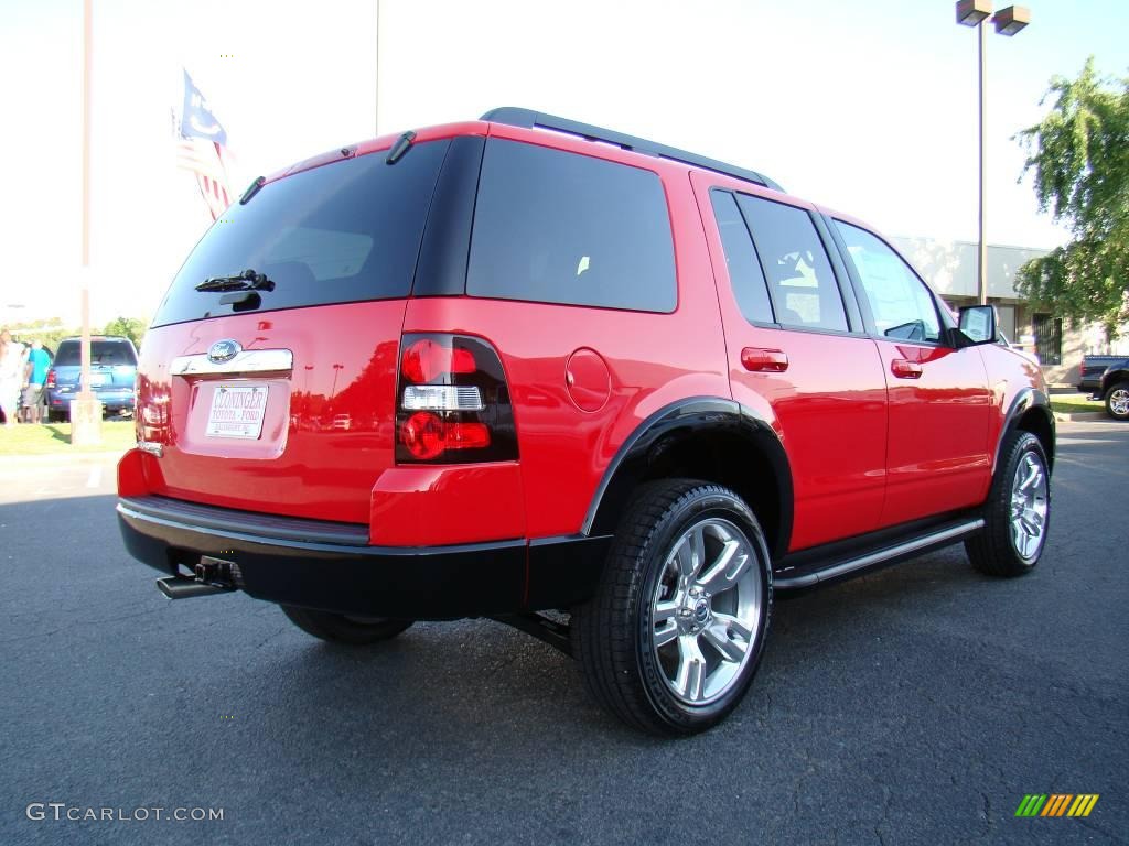 2010 Explorer XLT - Torch Red / Black photo #3