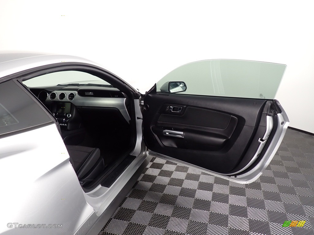 2015 Mustang V6 Coupe - Ingot Silver Metallic / Ebony photo #32