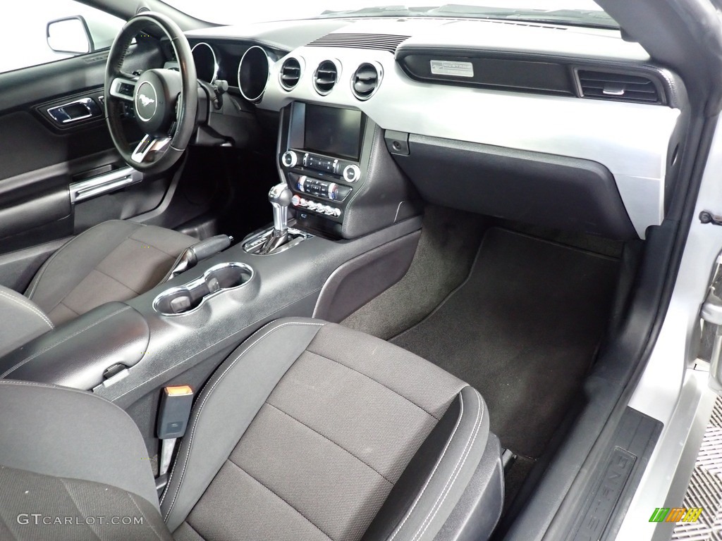 2015 Mustang V6 Coupe - Ingot Silver Metallic / Ebony photo #34