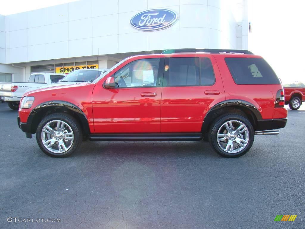 2010 Explorer XLT - Torch Red / Black photo #5