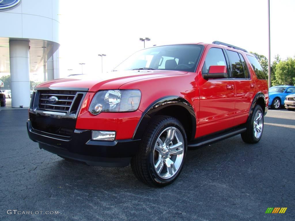 2010 Explorer XLT - Torch Red / Black photo #6