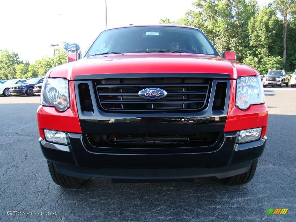 2010 Explorer XLT - Torch Red / Black photo #7