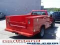 2009 Red Ford F450 Super Duty XL Regular Cab 4x4 Chassis Commercial  photo #2