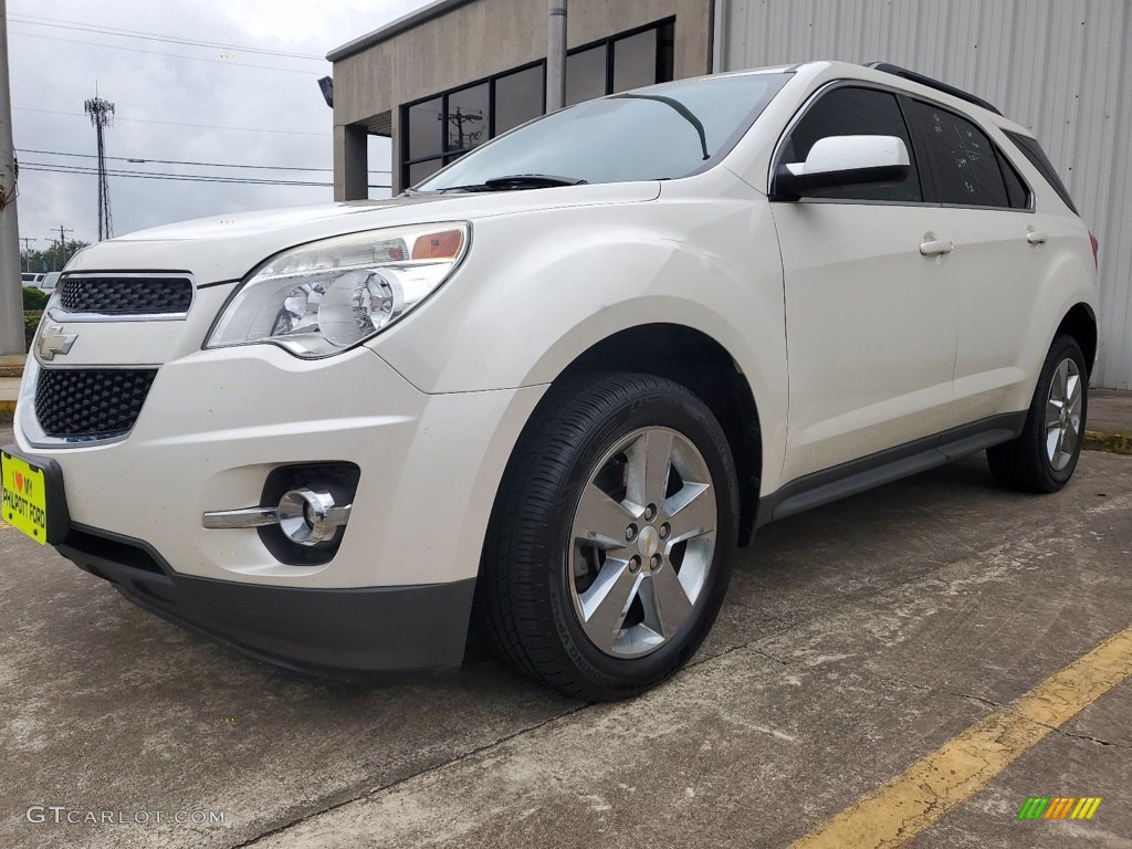 2014 Equinox LT - White Diamond Tricoat / Brownstone/Jet Black photo #1