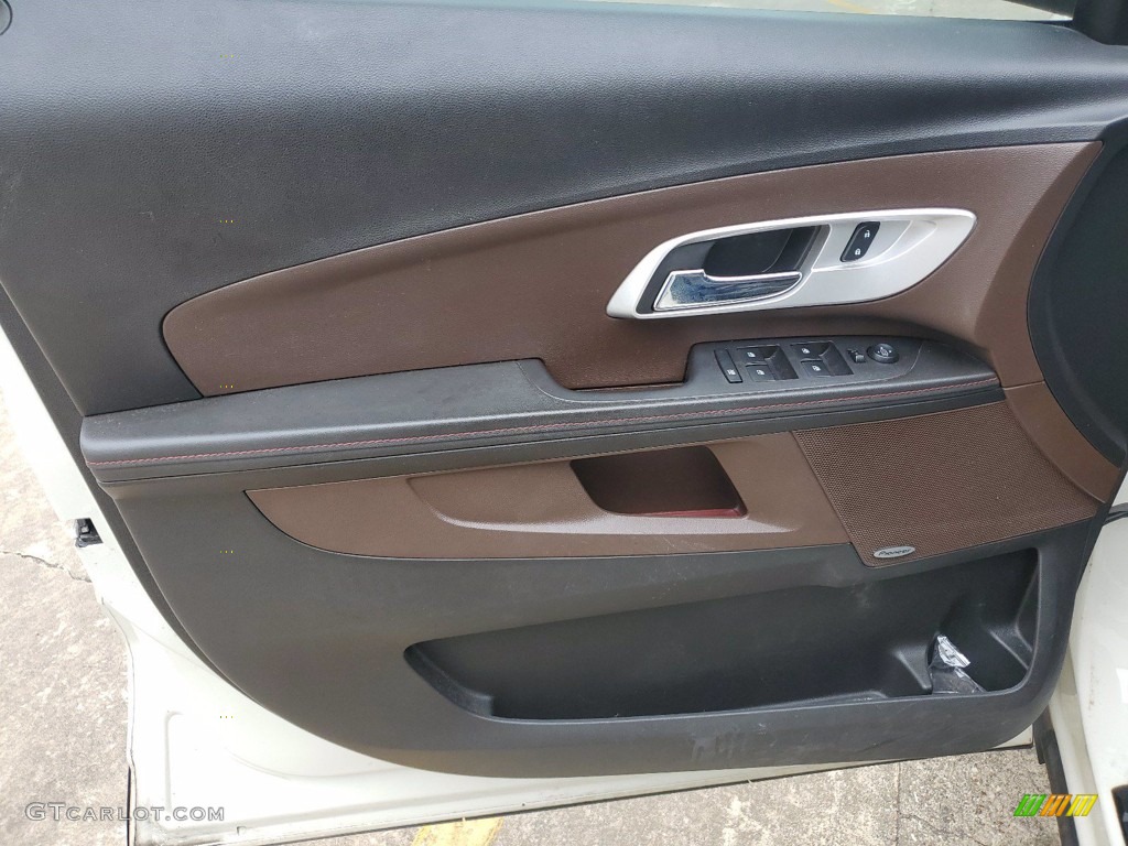 2014 Chevrolet Equinox LT Brownstone/Jet Black Door Panel Photo #141817906