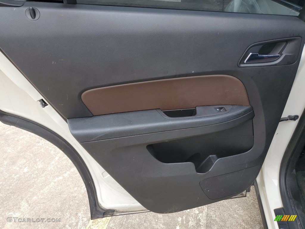 2014 Chevrolet Equinox LT Brownstone/Jet Black Door Panel Photo #141818020