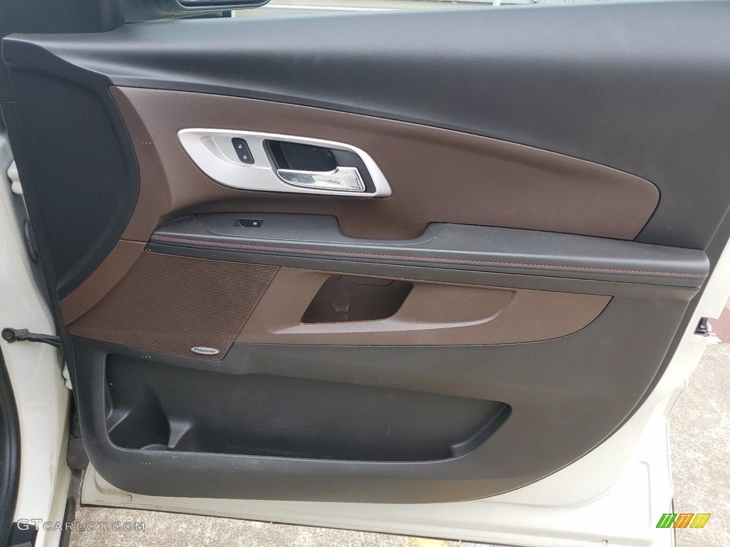 2014 Chevrolet Equinox LT Brownstone/Jet Black Door Panel Photo #141818113
