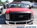 2009 Red Ford F450 Super Duty XL Regular Cab 4x4 Chassis Commercial  photo #13