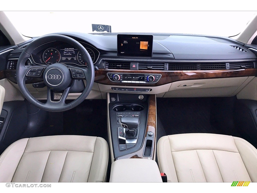 Atlas Beige Interior 2017 Audi A4 2.0T Premium Photo #141818407