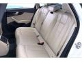 2017 Audi A4 Atlas Beige Interior Rear Seat Photo