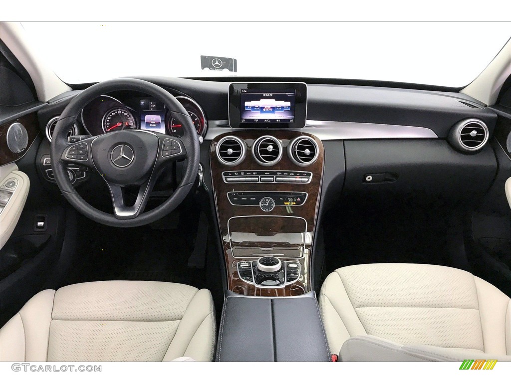 2018 Mercedes-Benz C 300 4Matic Sedan Crystal Grey/Black Dashboard Photo #141819424