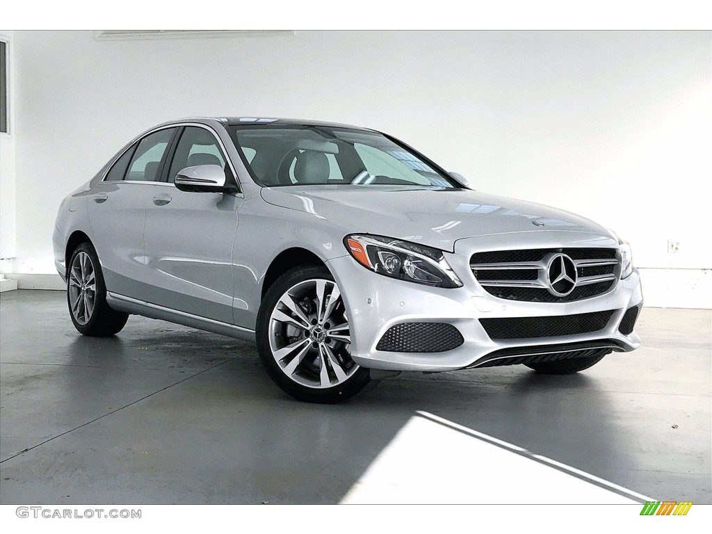 Iridium Silver Metallic 2018 Mercedes-Benz C 300 4Matic Sedan Exterior Photo #141819481