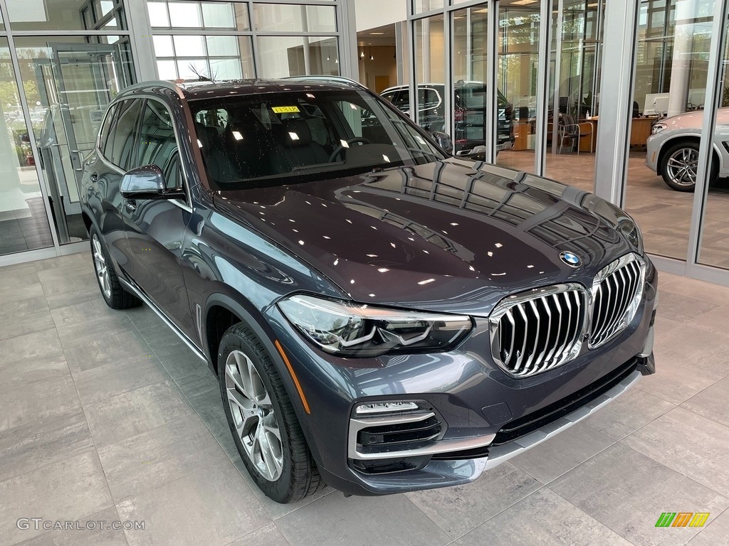 2021 X5 xDrive40i - Arctic Gray Metallic / Black photo #1