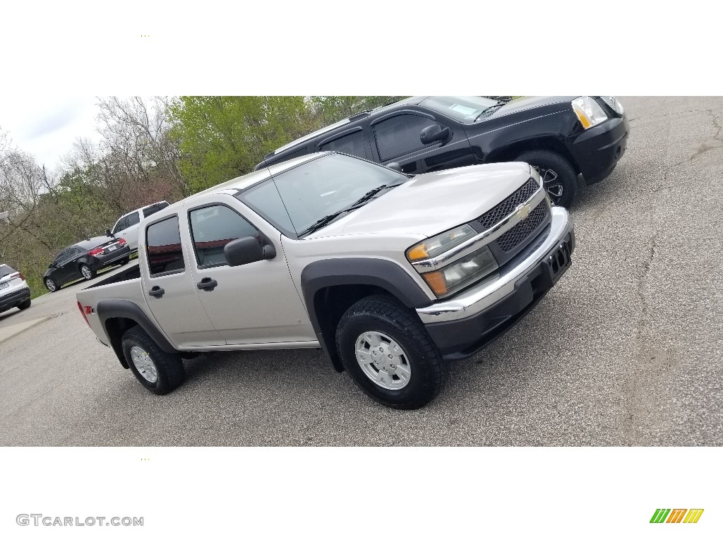 2006 Colorado LT Crew Cab 4x4 - Silver Birch Metallic / Very Dark Pewter photo #1