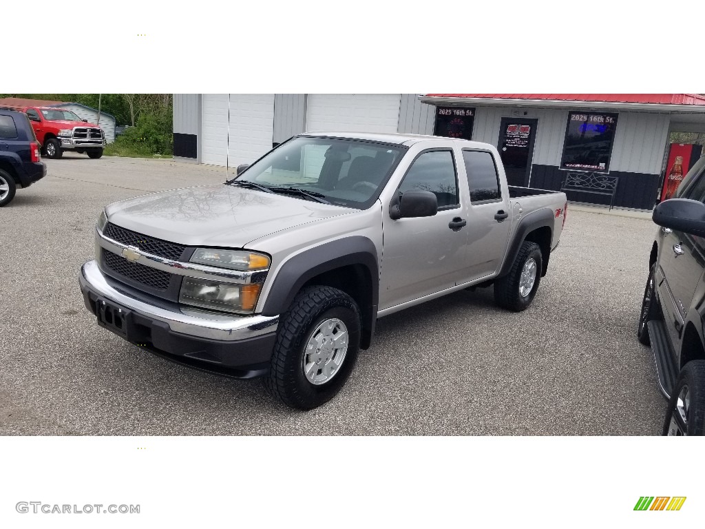 2006 Colorado LT Crew Cab 4x4 - Silver Birch Metallic / Very Dark Pewter photo #4