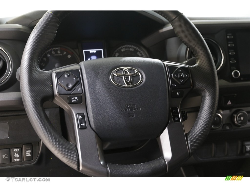 2020 Toyota Tacoma TRD Sport Double Cab 4x4 TRD Cement/Black Steering Wheel Photo #141820838