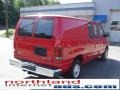 2009 Red Ford E Series Van E150 Cargo  photo #2