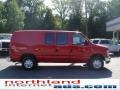 2009 Red Ford E Series Van E150 Cargo  photo #1