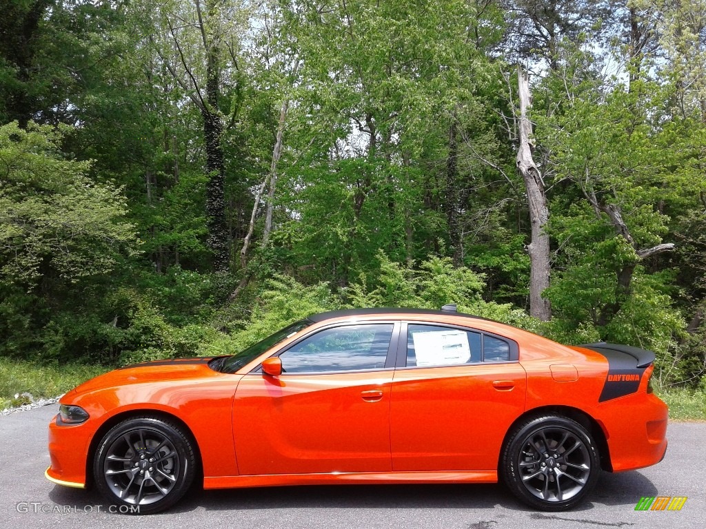 Go Mango Dodge Charger