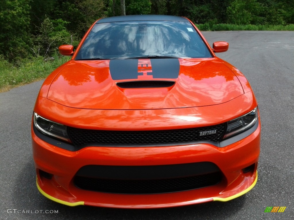 2021 Charger Daytona - Go Mango / Black photo #3