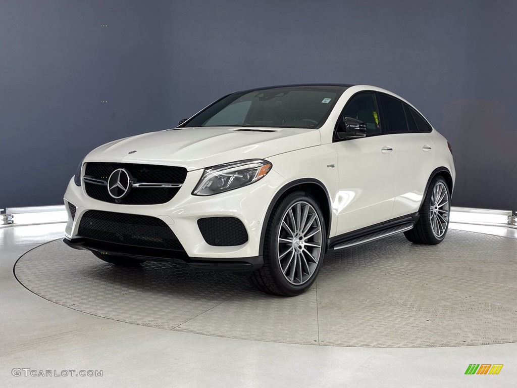 designo Diamond White Metallic 2019 Mercedes-Benz GLE 43 AMG 4Matic Coupe Premium Package Exterior Photo #141822284
