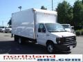 Oxford White 2009 Ford E Series Cutaway E350 Commercial Moving Truck