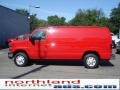 2009 Red Ford E Series Van E150 Cargo  photo #7
