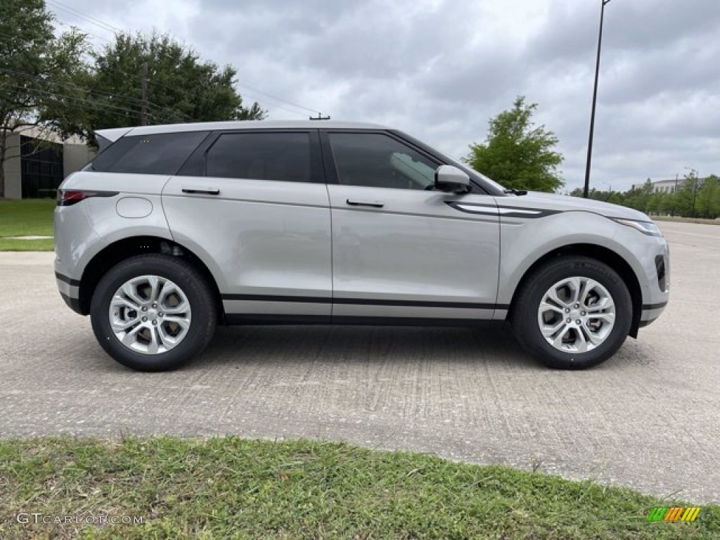 Seoul Pearl Silver Metallic 2021 Land Rover Range Rover Evoque S Exterior Photo #141823010