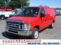 2009 Red Ford E Series Van E150 Cargo  photo #11