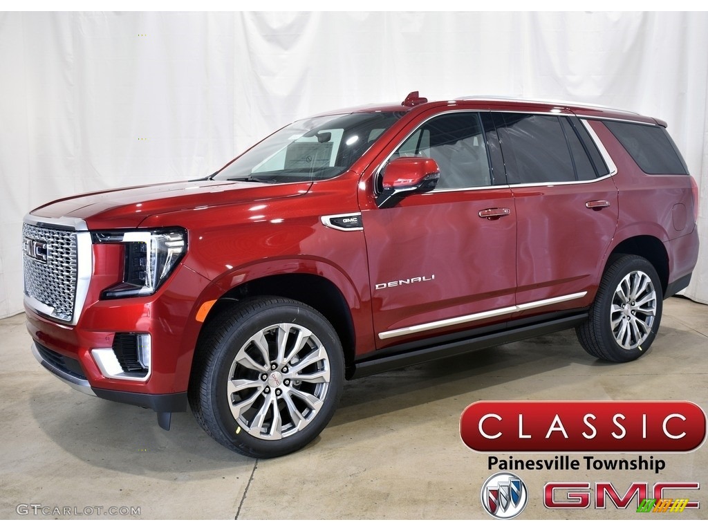 2021 Yukon Denali 4WD - Cayenne Red Tintcoat / Jet Black photo #1