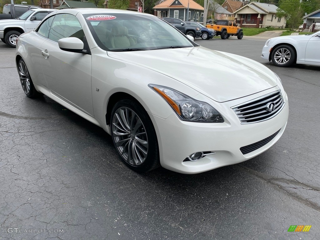 Majestic White 2015 Infiniti Q60 Convertible Exterior Photo #141824270