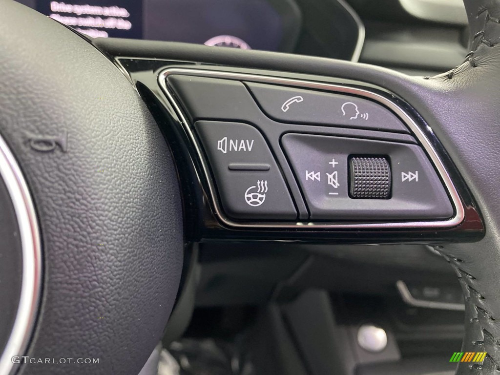 2018 Audi A5 Sportback Premium Plus quattro Black Steering Wheel Photo #141824771