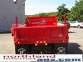 Red - F350 Super Duty XL Regular Cab 4x4 Chassis Dump Truck Photo No. 3